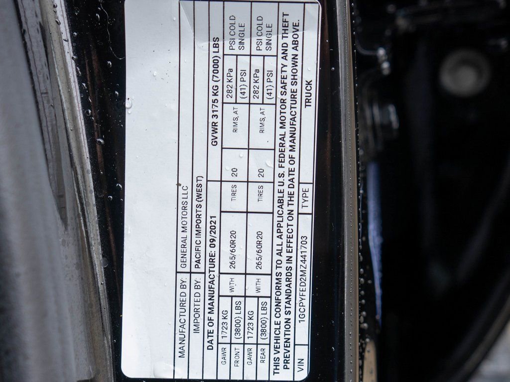 Used 2021 Chevrolet Silverado 1500 LT Trail Boss w/ Bed Protection Package image 37