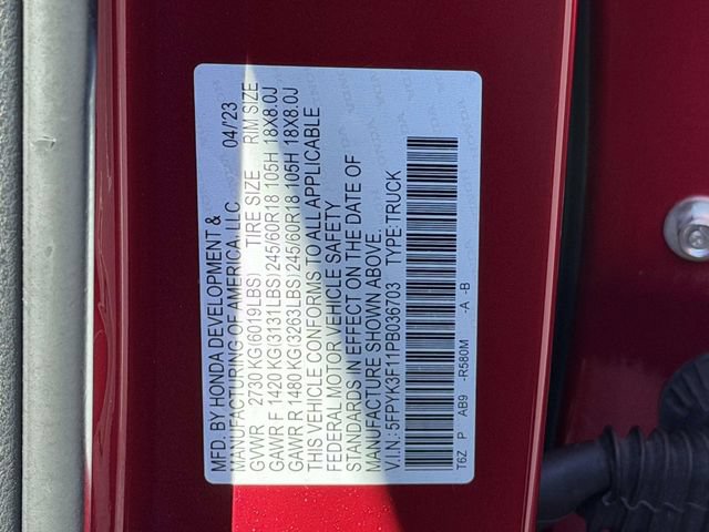 Certified 2023 Honda Ridgeline Sport image 20