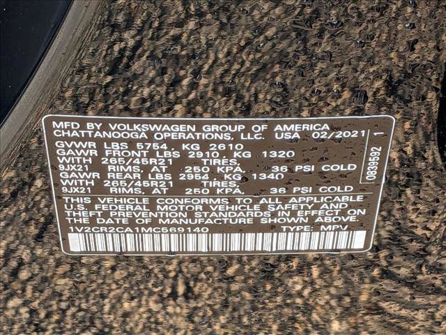 Used 2021 Volkswagen Atlas SEL R-Line FWD image 24