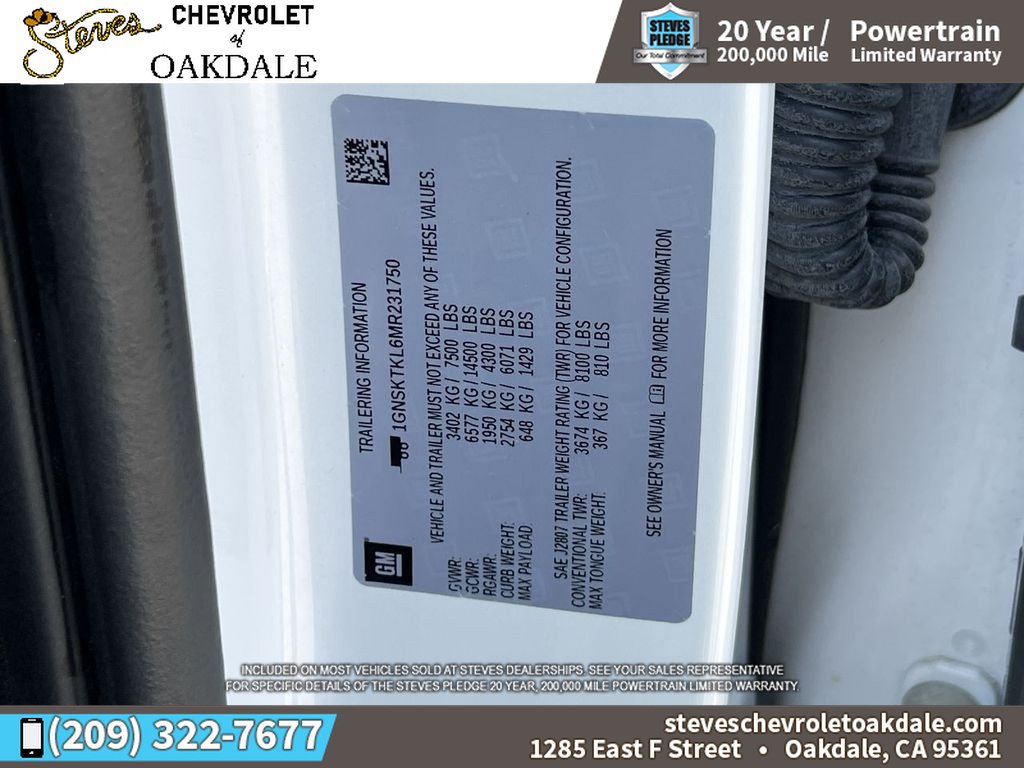Certified 2021 Chevrolet Tahoe High Country AWD/4WD image 39