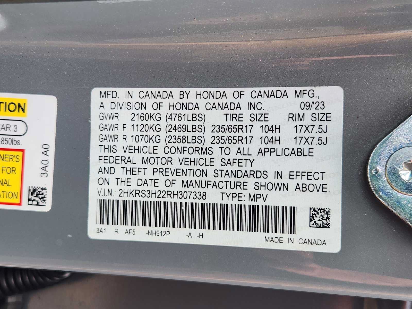 Certified 2024 Honda CR-V LX image 32