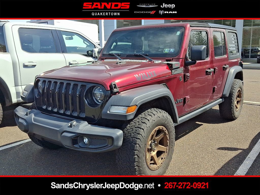 Used 2021 Jeep Wrangler Unlimited Sport image 1
