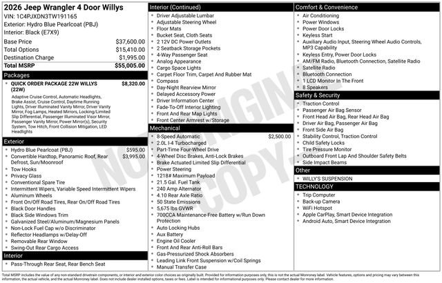 New 2026 Jeep Wrangler Willys image 23