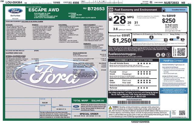 Certified 2022 Ford Escape SE w/ Convenience Package image 35