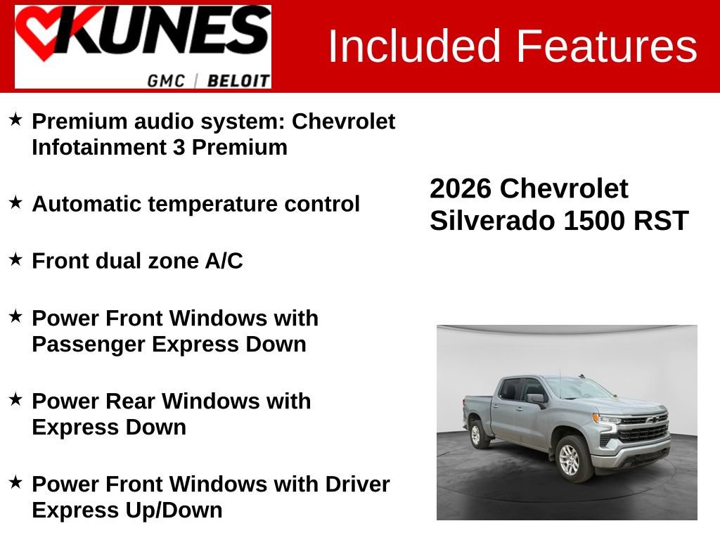 Used 2026 Chevrolet Silverado 1500 RST AWD/4WD image 3