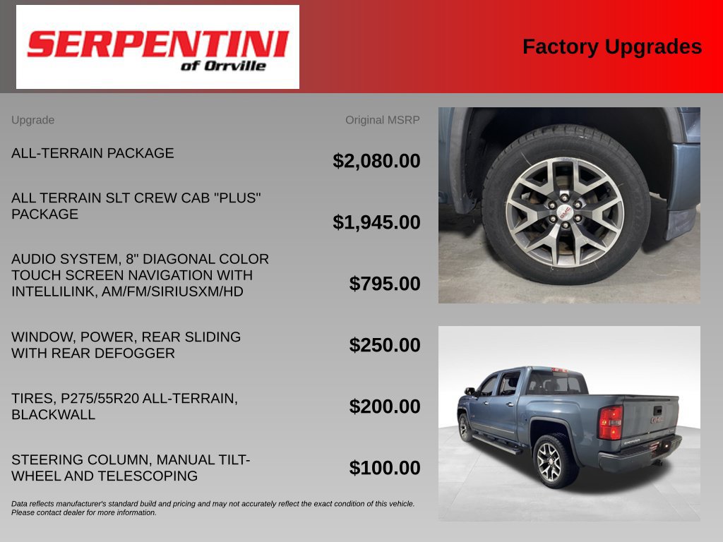 Used 2014 GMC Sierra 1500 SLT w/ All-Terrain Package AWD/4WD image 6
