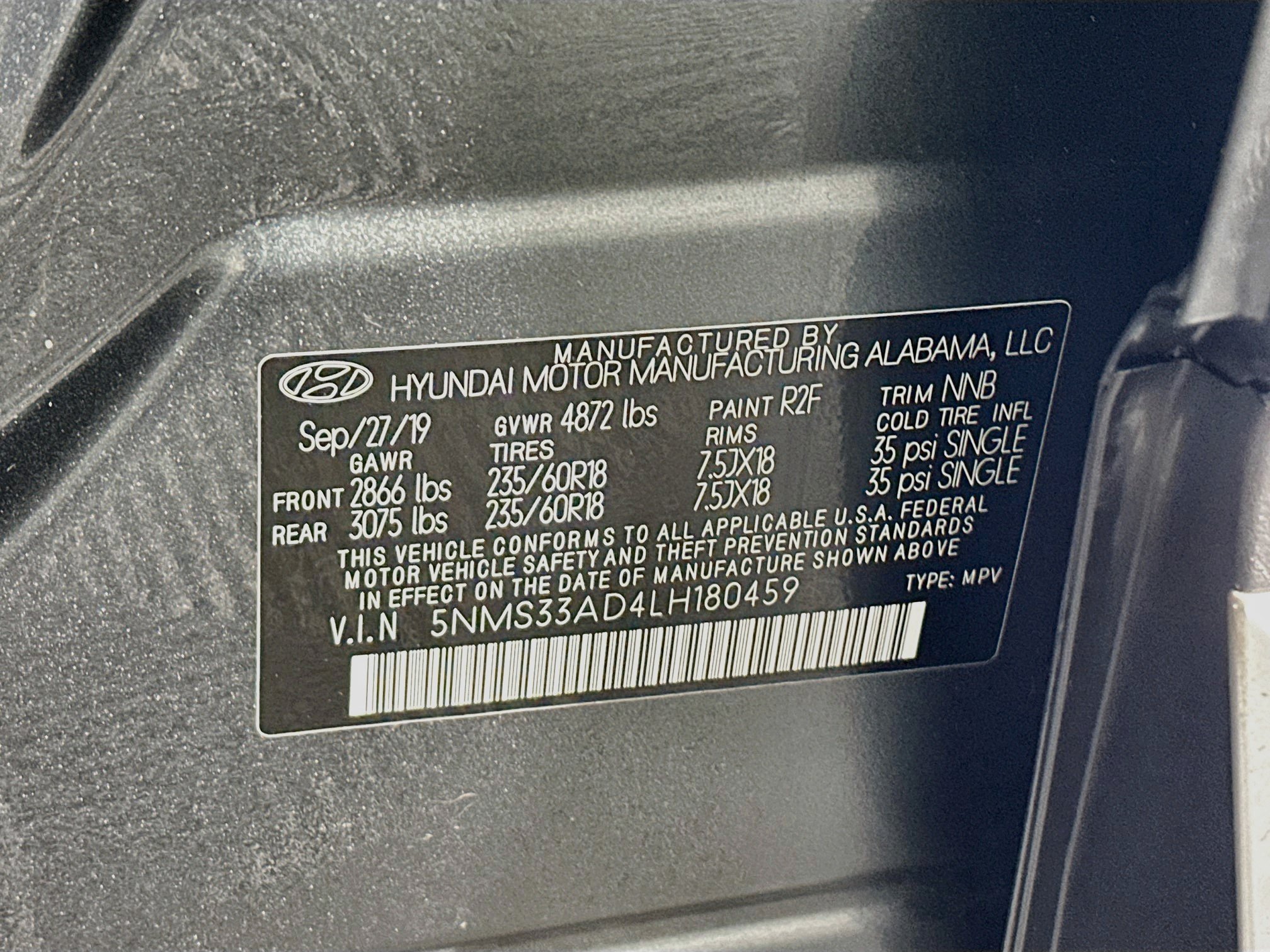 Used 2020 Hyundai Santa Fe SEL w/ Convenience + Premium Package FWD image 12