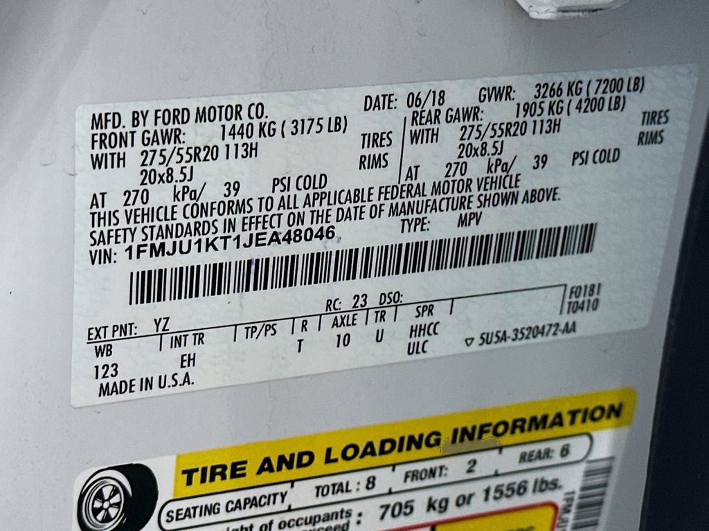 Used 2018 Ford Expedition Limited w/ Equipment Group 301A image 37