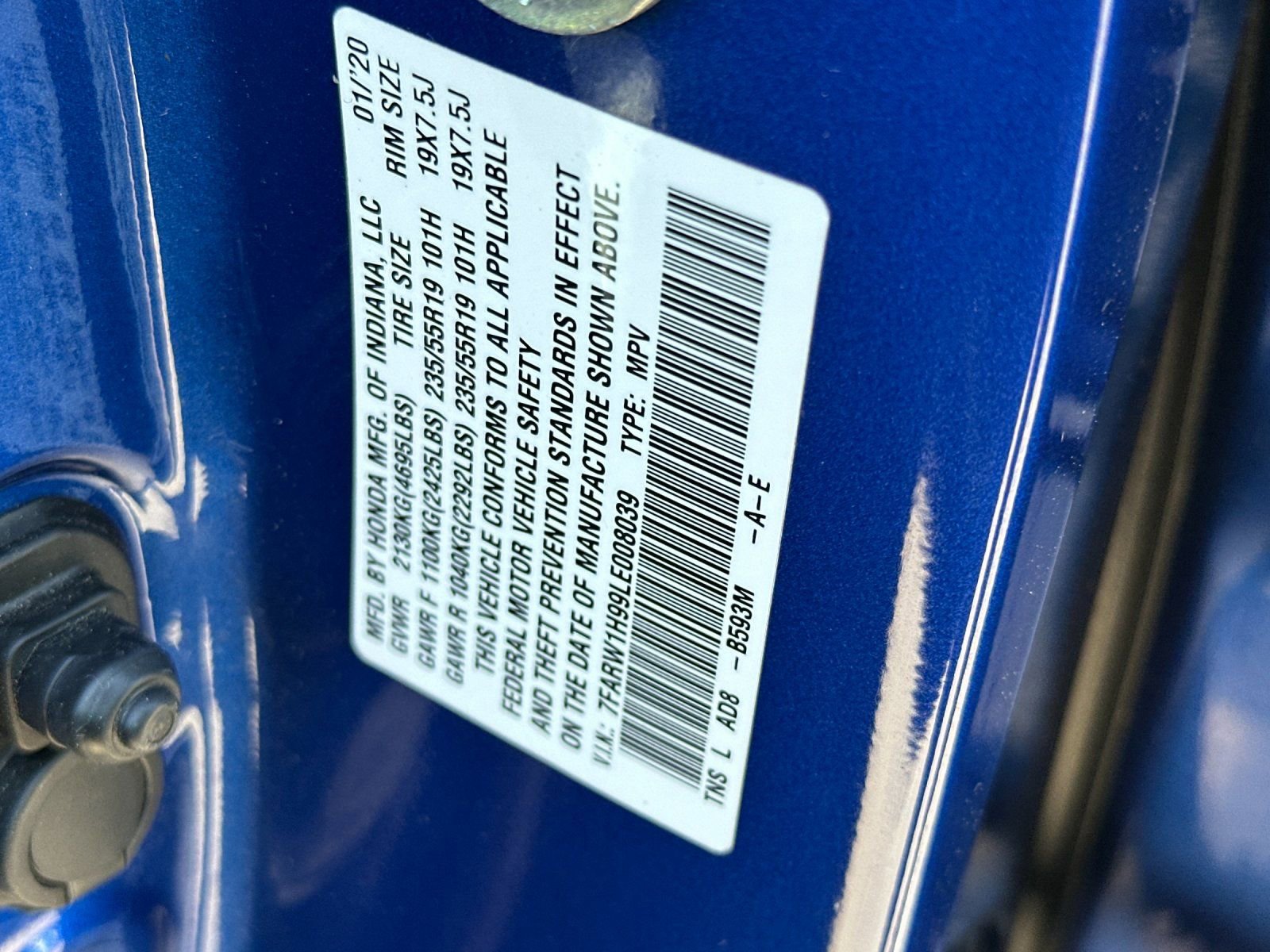 Used 2020 Honda CR-V Touring image 30