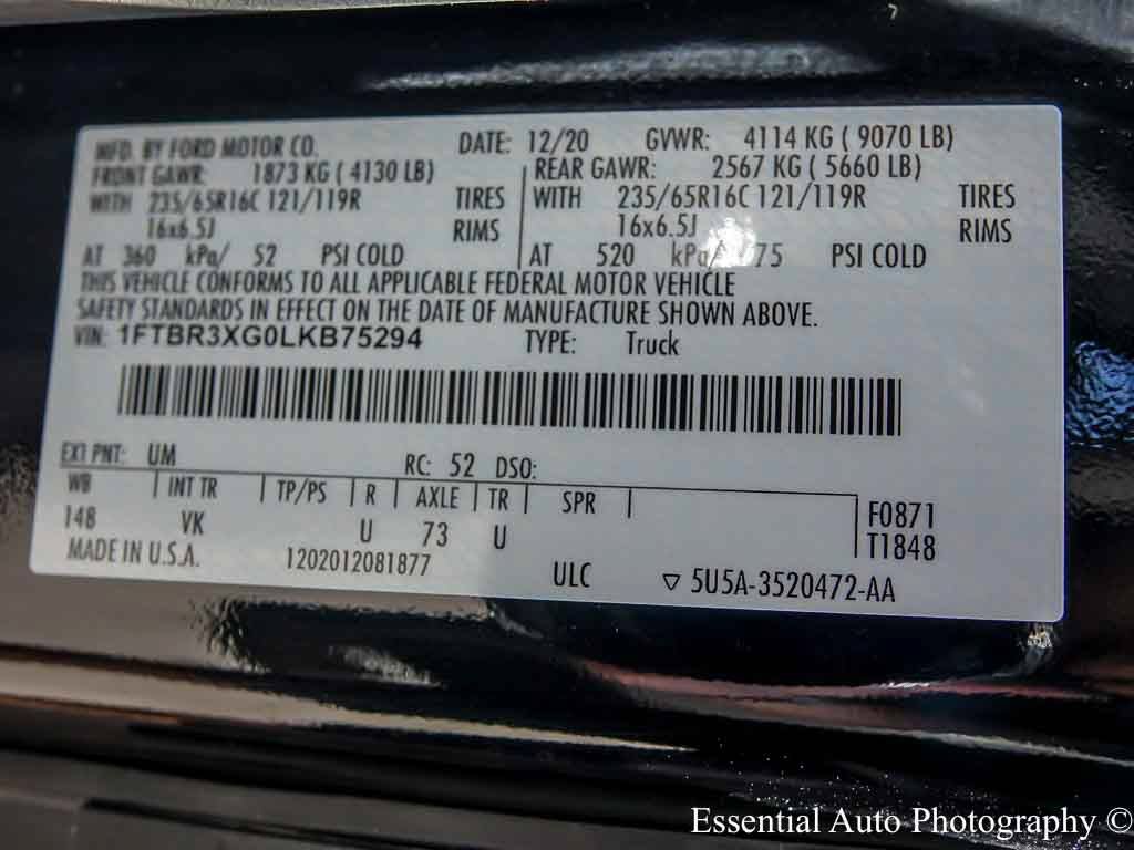 Used 2020 Ford Transit 250 148 High Roof Extended w/ Load Area Protection Package RWD image 23
