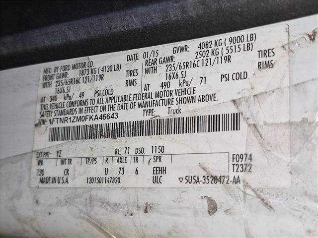 Used 2015 Ford Transit 250 130 Low Roof w/ Exterior Upgrade Package RWD image 10