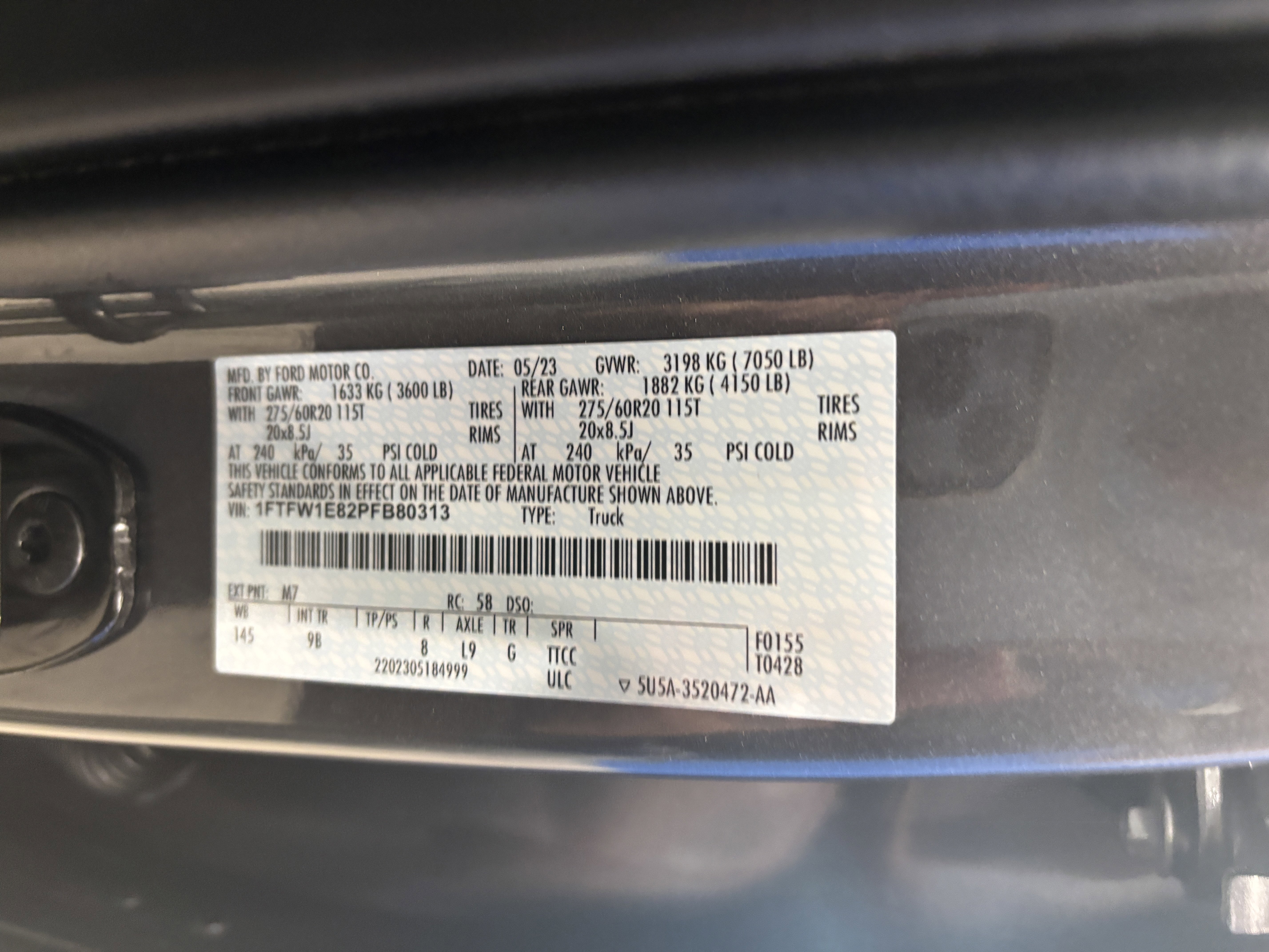 Certified 2023 Ford F150 Platinum w/ Equipment Group 701A High image 27