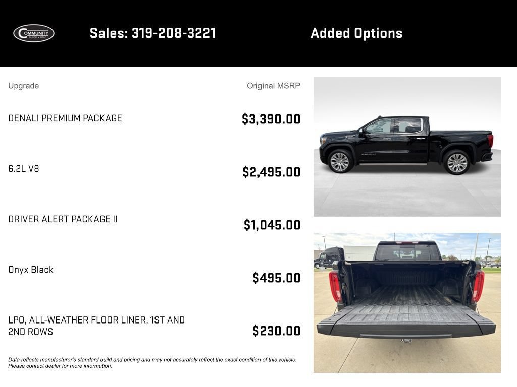 Certified 2022 GMC Sierra 1500 Denali w/ Denali Premium Package AWD/4WD image 2