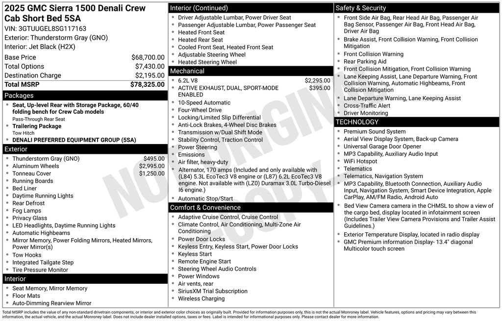 Certified 2025 GMC Sierra 1500 Denali AWD/4WD image 5