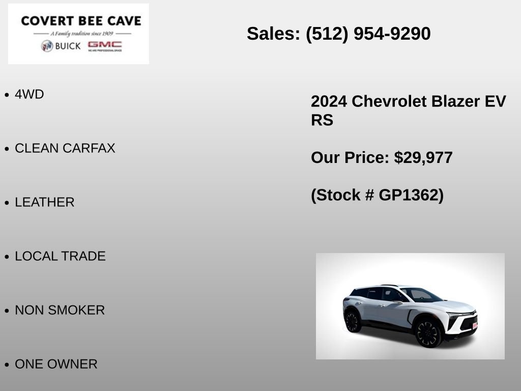 Used 2024 Chevrolet Blazer EV RS image 6