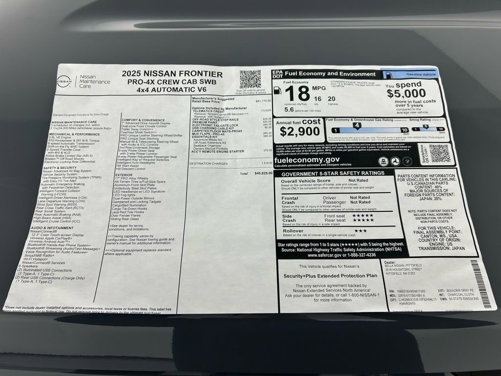 Used 2025 Nissan Frontier PRO-4X image 39