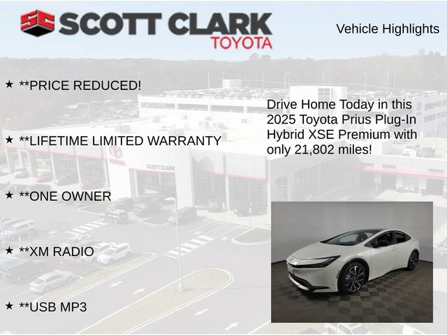 Used 2025 Toyota Prius Plug-In Hybrid w/ Limited Premium Package FWD image 13