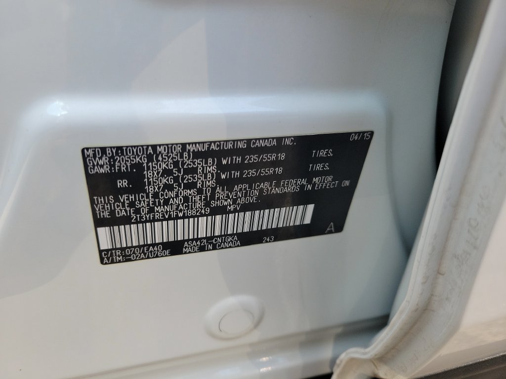 Used 2015 Toyota RAV4 Limited w/ Technology Package FWD image 36