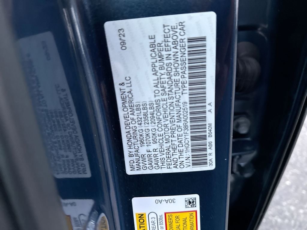 Used 2024 Honda Accord EX image 26