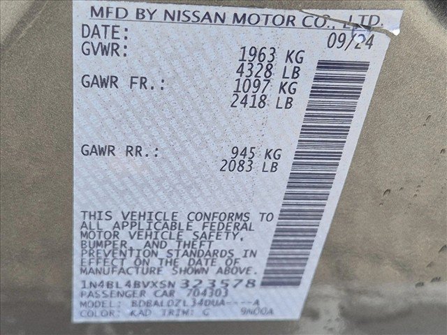 Certified 2025 Nissan Altima 2.5 S FWD image 23