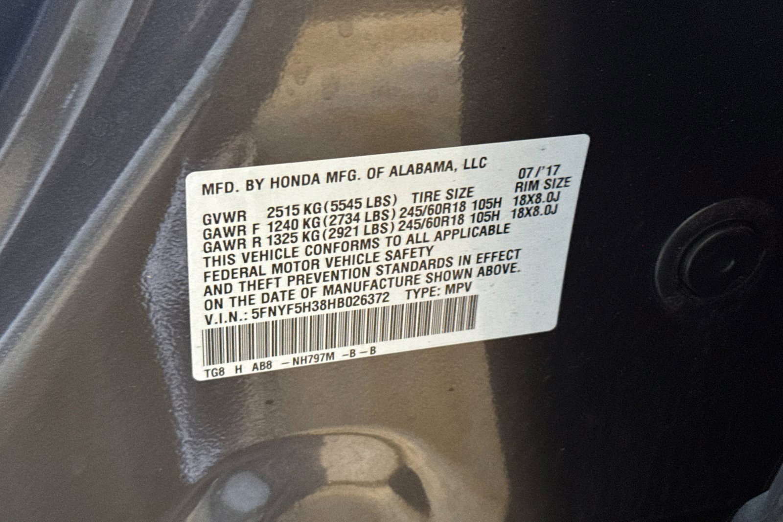 Used 2017 Honda Pilot EX image 22