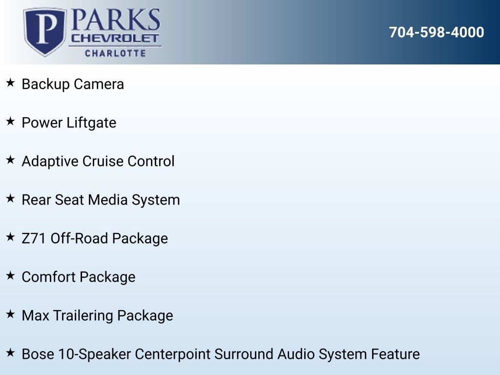 New 2026 Chevrolet Tahoe Z71 w/ Z71 Off-Road Package image 21