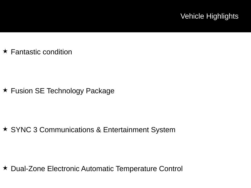 Used 2018 Ford Fusion SE w/ Fusion SE Technology Package FWD image 6