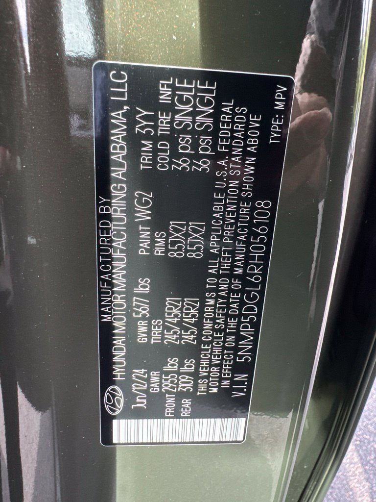 Certified 2024 Hyundai Santa Fe Calligraphy AWD/4WD image 10