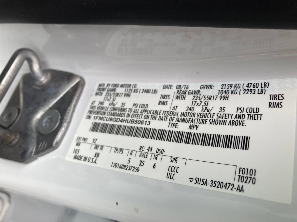 Used 2017 Ford Escape SE w/ Equipment Group 201A image 34