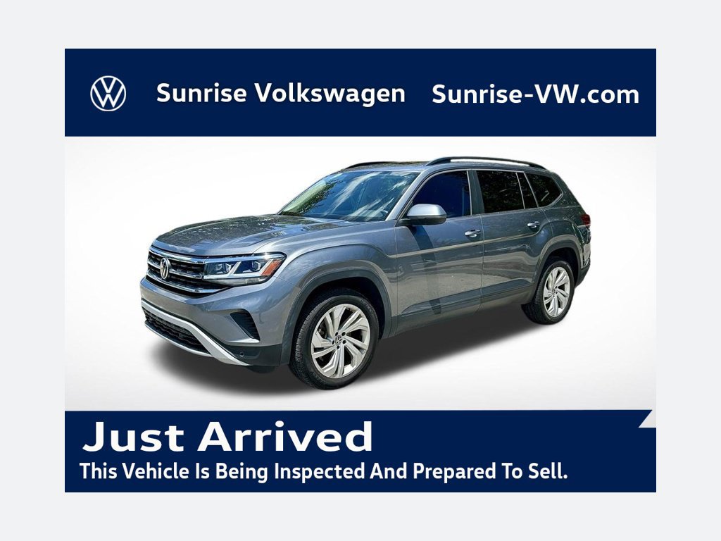Used 2021 Volkswagen Atlas SE w/ Panoramic Sunroof Package