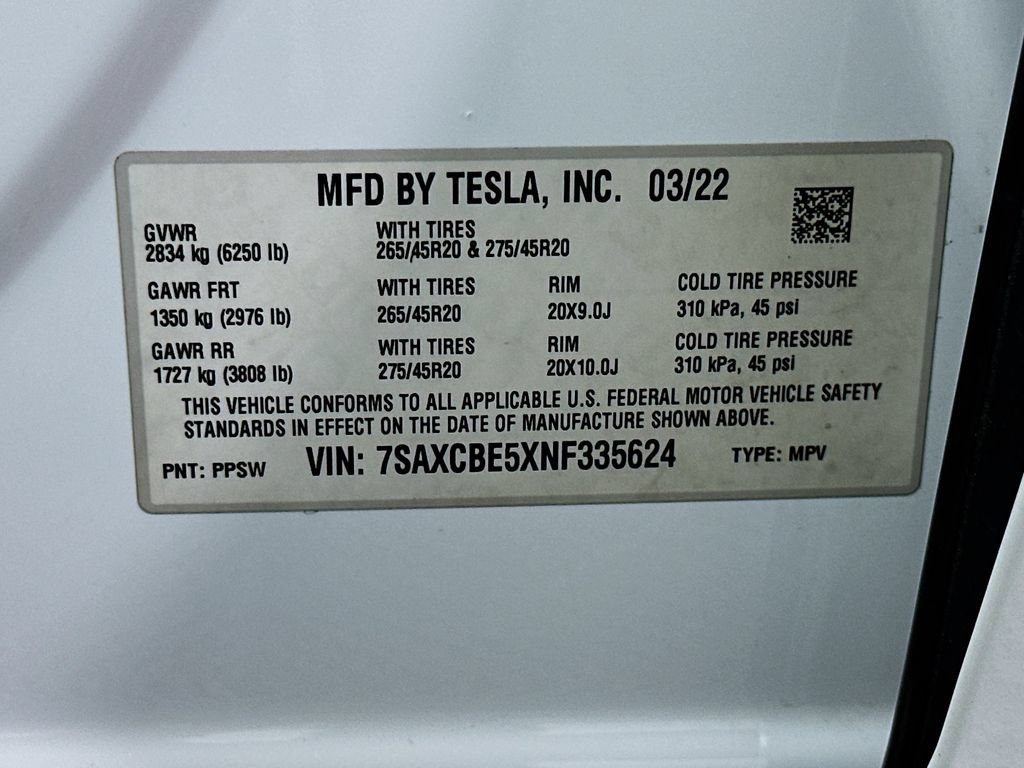 Used 2022 Tesla Model X AWD/4WD image 33
