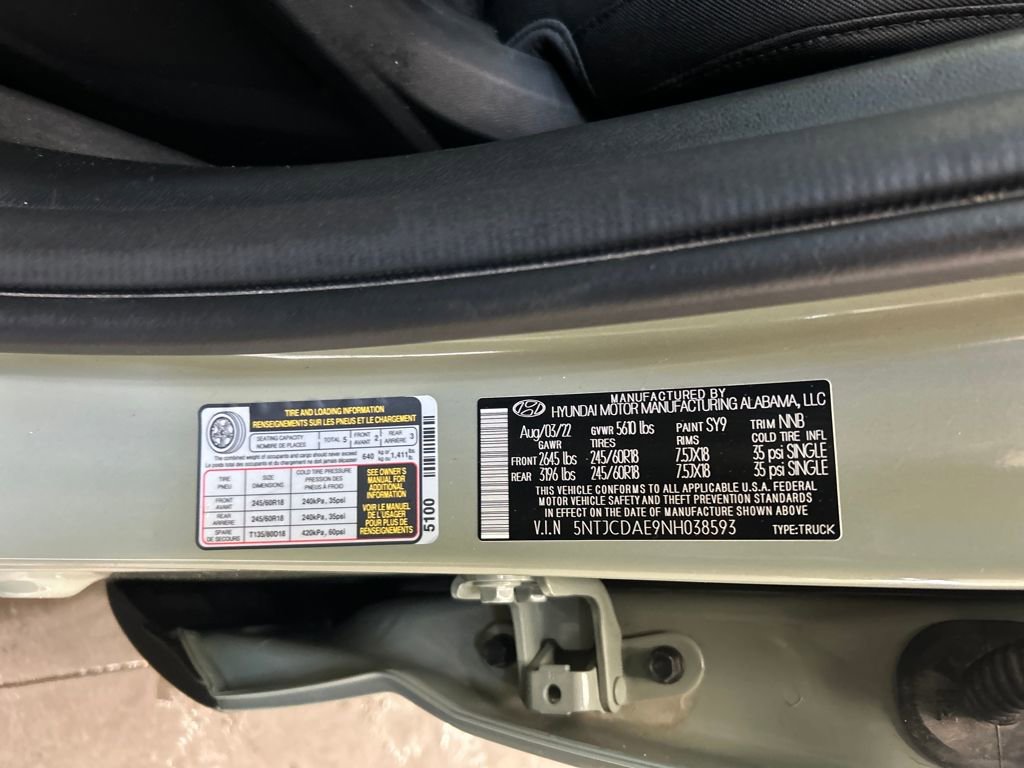 Used 2022 Hyundai Santa Cruz SEL w/ Activity Package image 33