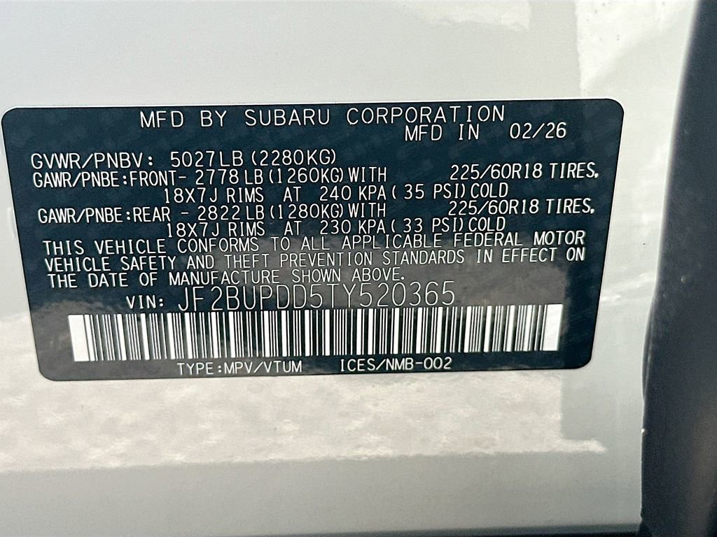 New 2026 Subaru Outback Limited AWD/4WD image 32