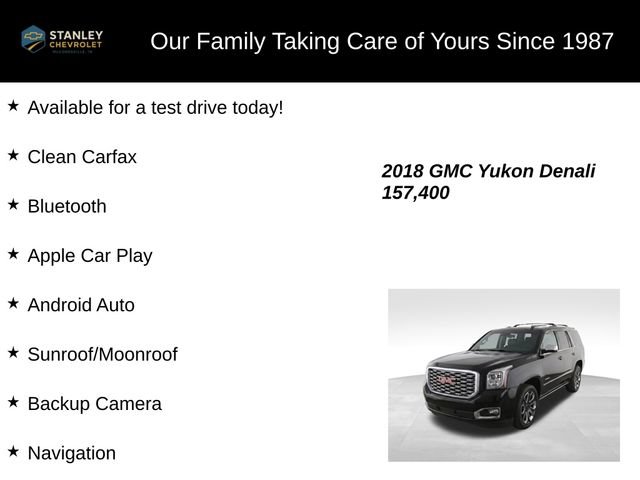 Used 2018 GMC Yukon Denali w/ Denali Ultimate Package AWD/4WD image 9