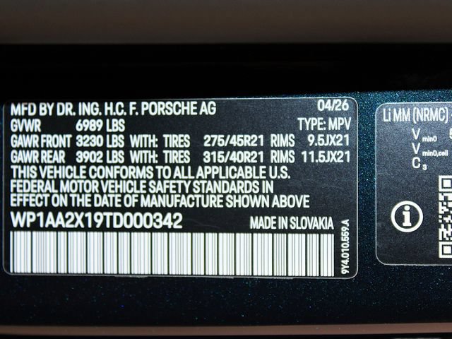New 2026 Porsche Cayenne Electric AWD/4WD image 32
