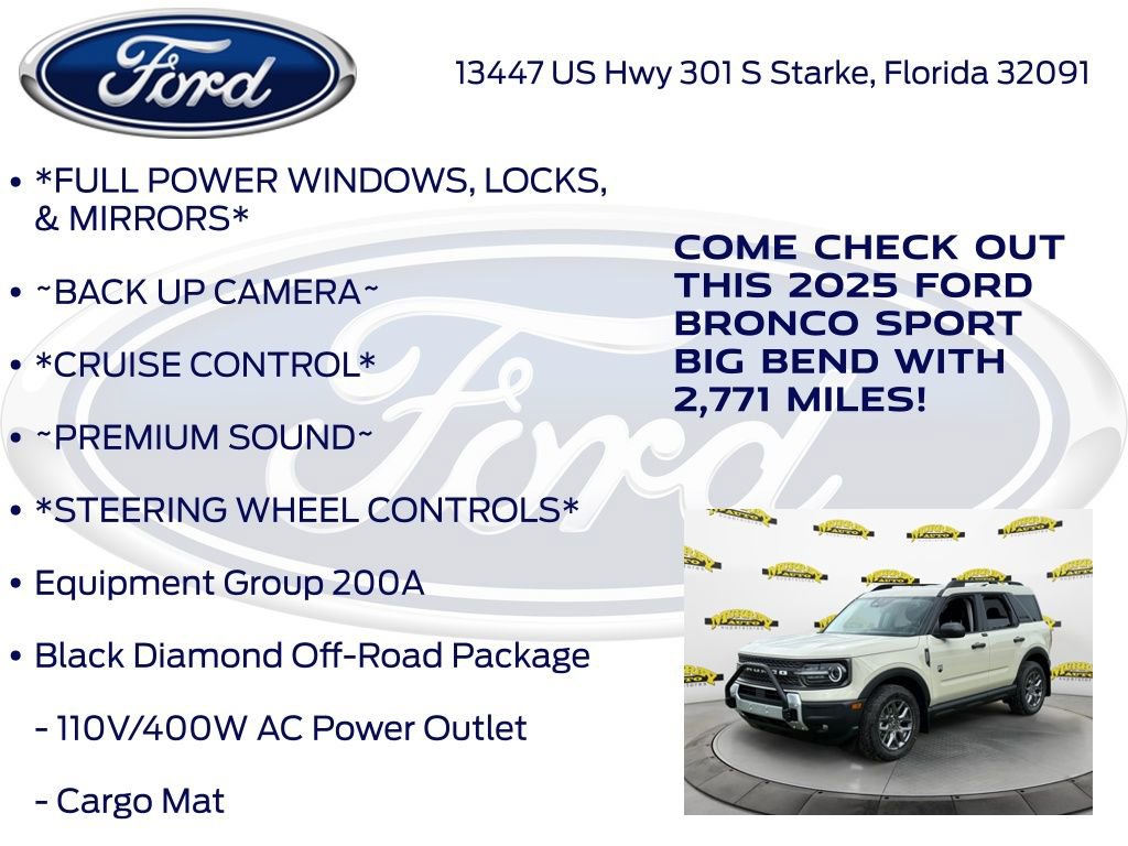 New 2025 Ford Bronco Sport Big Bend image 10