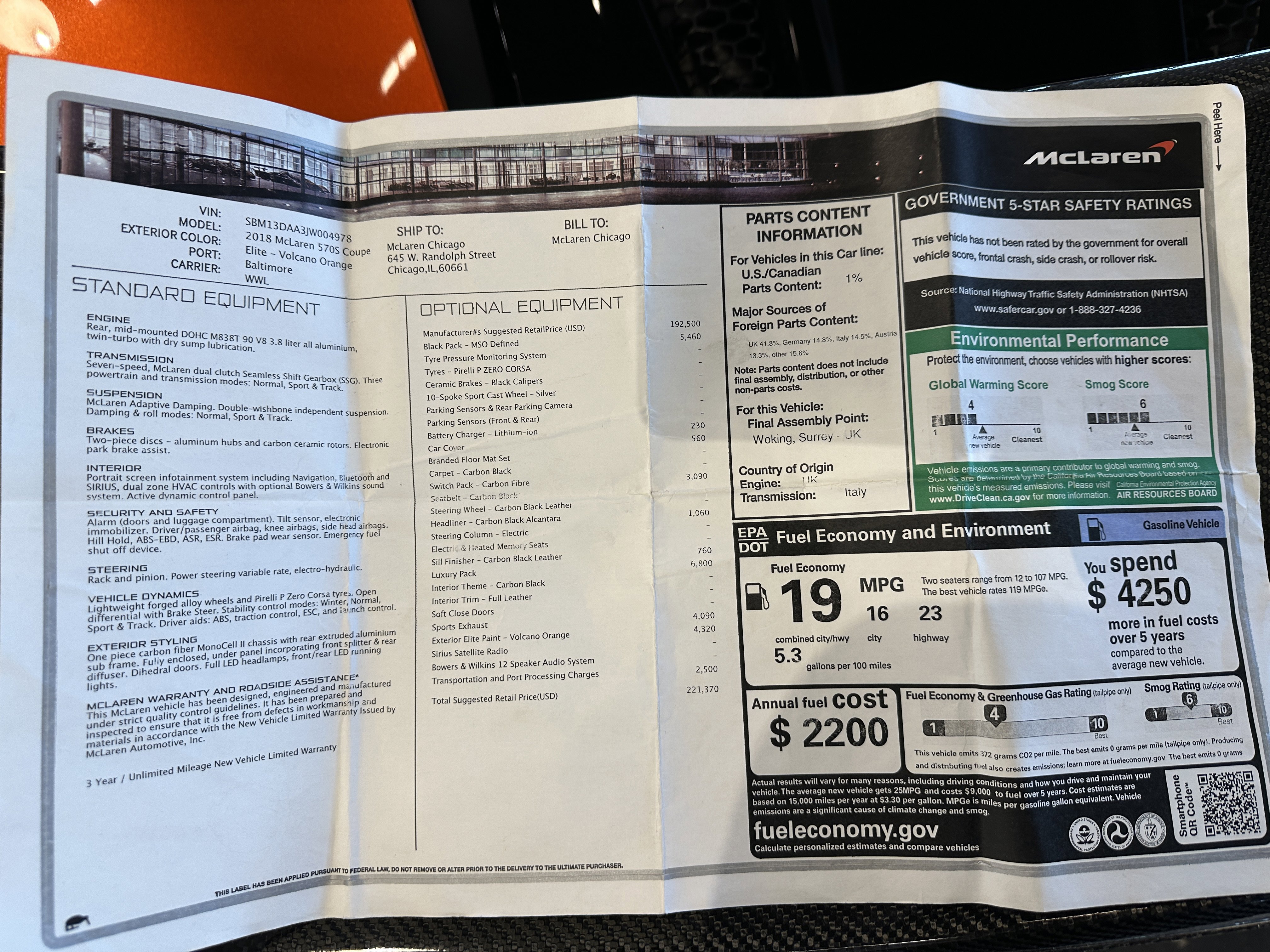 Used 2018 McLaren 570S Coupe image 35