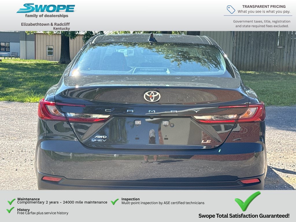 New 2026 Toyota Camry LE w/ Convenience Package AWD/4WD image 4