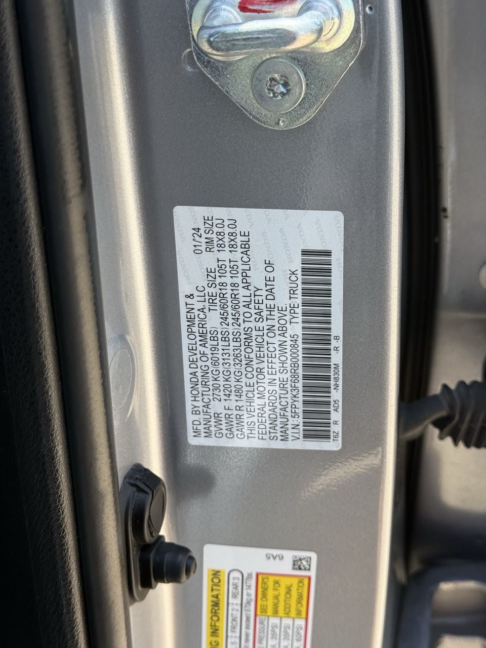 Used 2024 Honda Ridgeline TrailSport image 31
