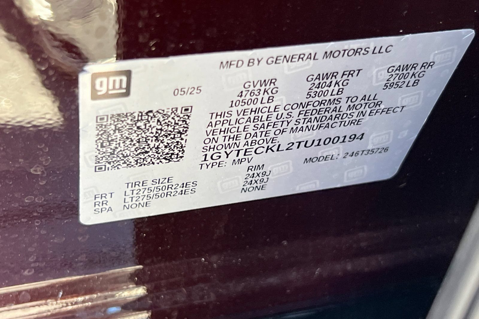 Used 2026 Cadillac Escalade IQ Luxury 1 w/ LPO, Floor Liner Package AWD/4WD image 52
