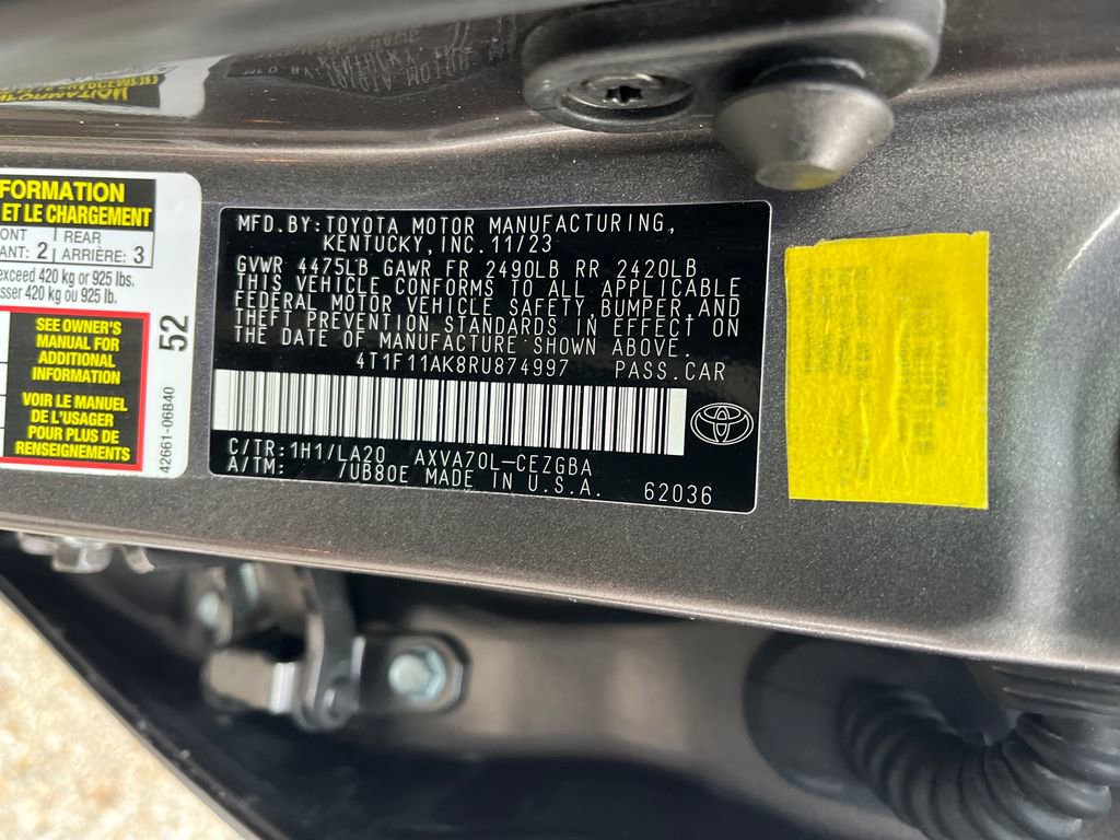 Certified 2024 Toyota Camry XLE image 31