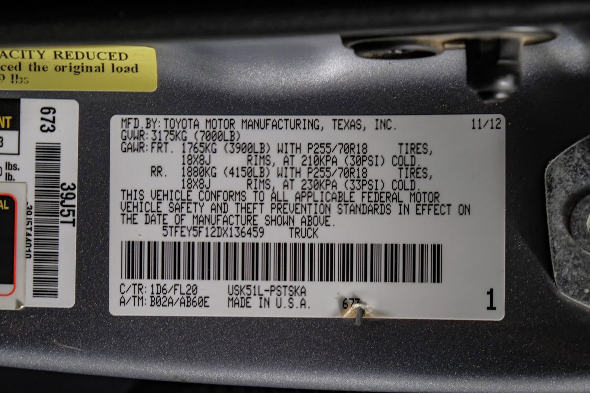 Used 2013 Toyota Tundra Grade w/ Tow Pkg image 52