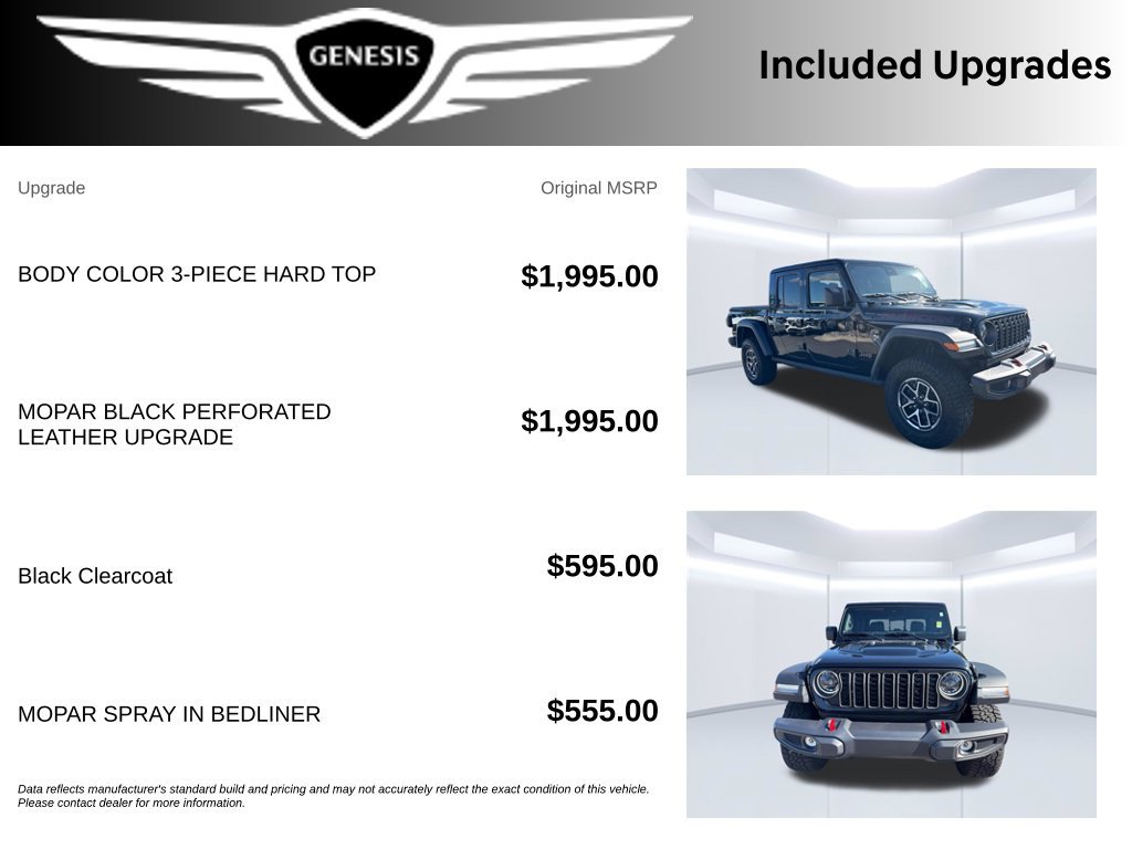 Used 2025 Jeep Gladiator Rubicon AWD/4WD image 13