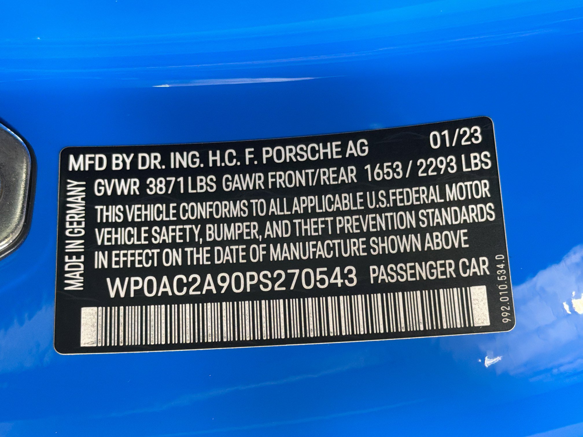 Certified 2023 Porsche 911 GT3 RWD image 39