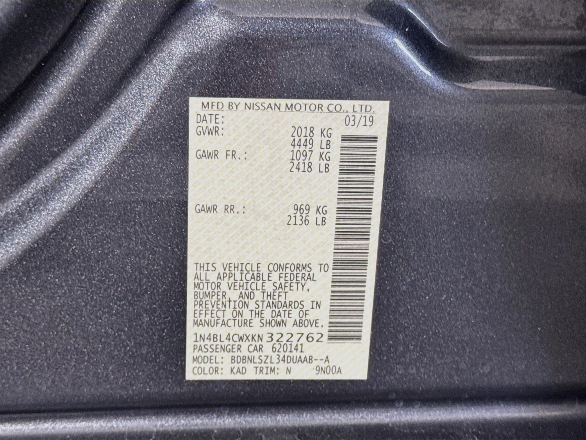 Used 2019 Nissan Altima 2.5 SR w/ SR Premium Package AWD/4WD image 40