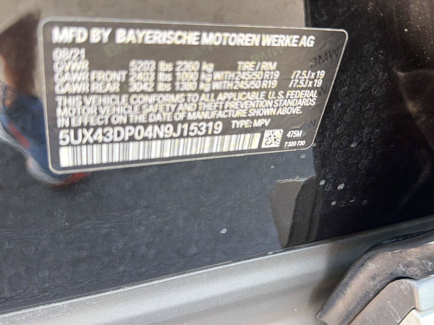 Used 2022 BMW X3 sDrive30i w/ Convenience Package RWD image 41
