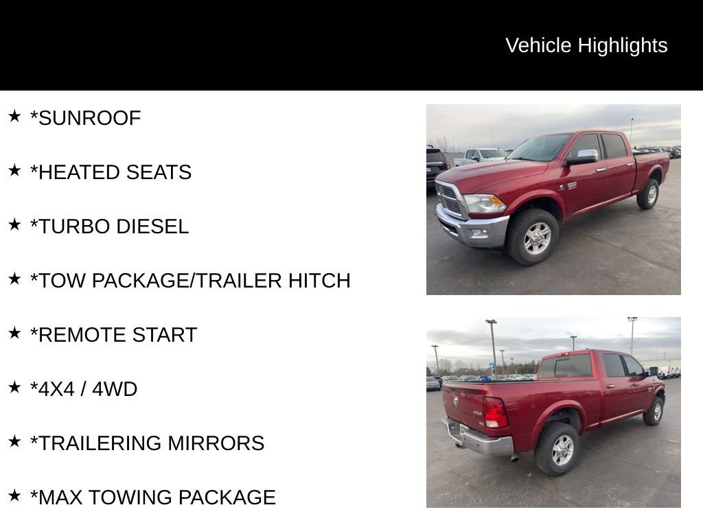 Used 2012 RAM 2500 Laramie w/ Protection Group image 4