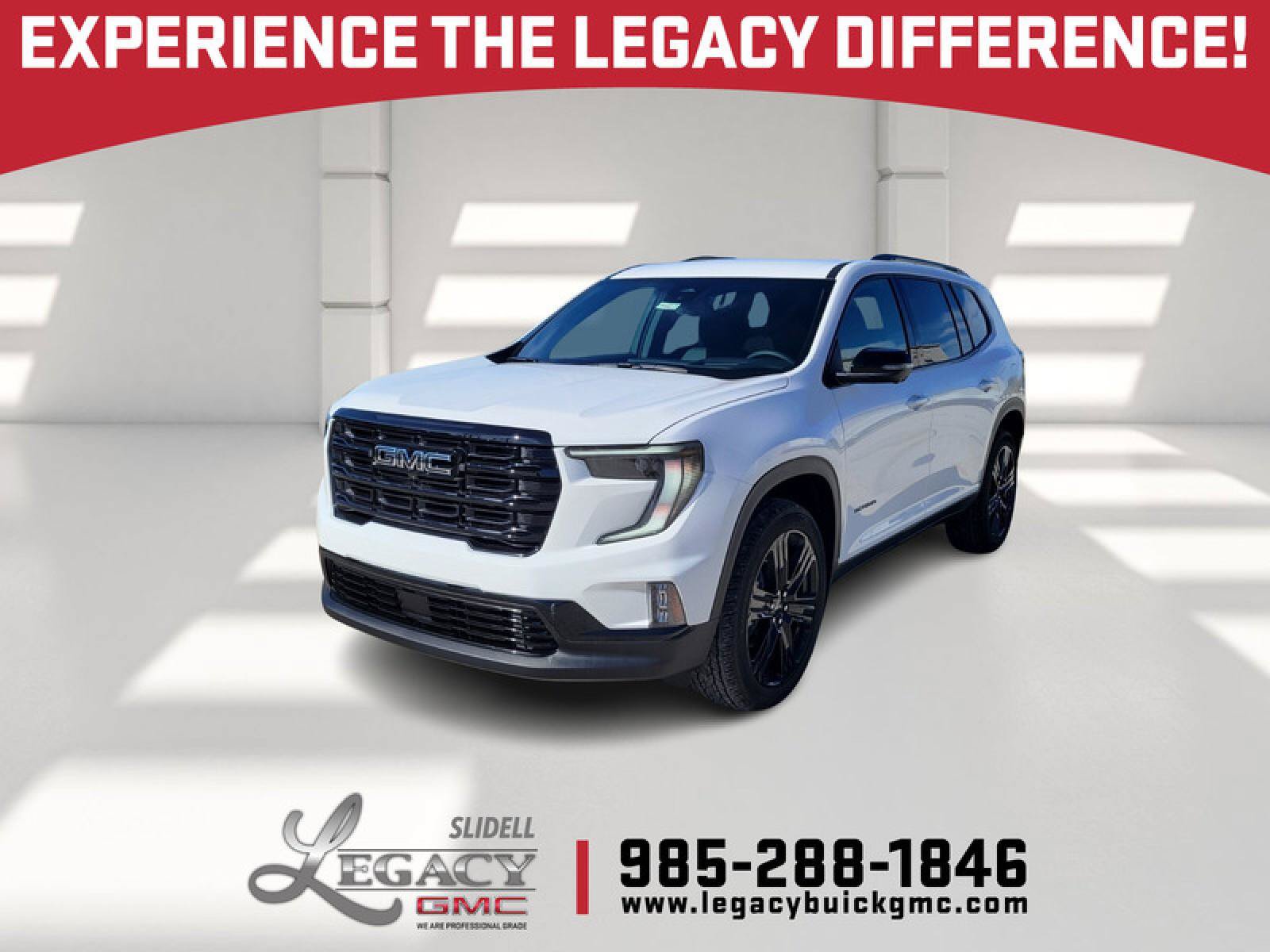 New 2026 GMC Acadia Elevation w/ Black Edition