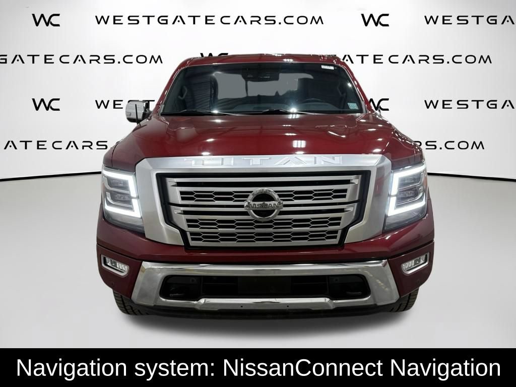 Used 2021 Nissan Titan Platinum Reserve w/ Off Road Protection Package AWD/4WD image 2