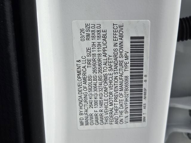 New 2026 Honda Passport RTL image 15